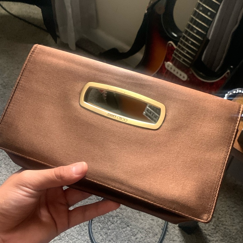 Jimmy Choo Gold Handle Clutch